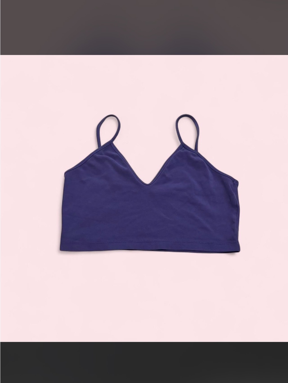 SHEIN Purple Adjustable Strap Bralette